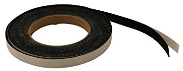 J.V. Converting JVCC Acrylic Craft Felt Tape [1mm Thick Felt] (ACF-06): 1/2 in. x 25 ft. (Black)
