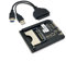 chenyang CFast Kartenleser CFast SSD auf 22Pin SATA Adapter mit SATA auf USB 3.0 Daten Netzkabel