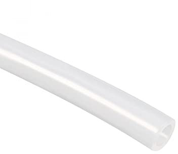 sourcing map Tube en silicone 3mm ID x 5mm OD 10m Tubes flexibles en caoutchouc de silicone Tuyau d'arrosage d'eau et d'air Translucide pour transfert pompe