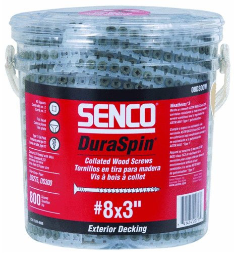 SENCO FASTENING SYSTEMS 08D300W 1K Extension Wood Screw by Senco