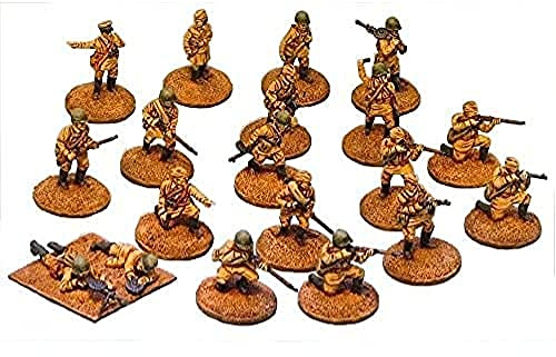 Plastic Soldier Russian Infantry in Summer Uniform 1/72nd Miniature, Multicolor