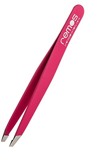 REMOS Pince à épiler en acier inox élimine les poils les plus fins rose fuchsia