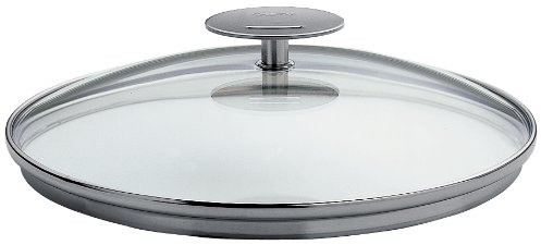 Cristel - COUVERCLE EN VERRE CERCLE 12 CM PLATINE - Cristel