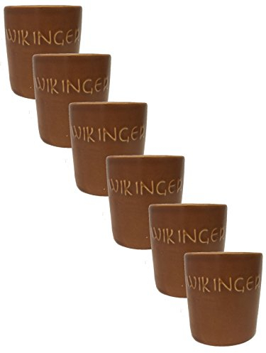 Wikinger Met großer Tonbecher 6er Set