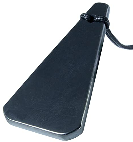 Heka Naturals Shungit Kristall Halskette Anhänger | Heilkristalle & Chakra Halskette - Edelsteinschmuck für Männer & Frauen - Spirituelle und freudige Geschenke (Cloche)