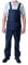 GRS Bib and Brace Dungaree Overalls Painters Suit for Decorators Builders, Navy Blue, XL