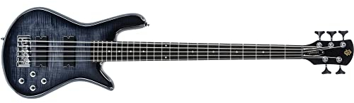 SPECTOR - LEGEND 5 STANDARD BLACK STAIN,Basso Elettrico,Corpo Frassino Leggero,Manico Acero e Padauk,Tastiera Ebano Amara 24 Tasti, Scala 889 mm,Capotasto: 46 mm, Pickup: H/H,Colore Black Stain.
