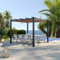 Tonnelle de Jardin - Pergola Aluminium 3x3 - Toile coulissante rétractable - Idéal en extérieur sur la terrasse - Traitement Anti-UV - Gris/Taupe - Ohio