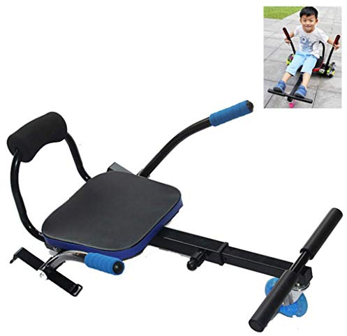 RONGJJ Hoverboard, Hoverboard-Sitz Verstellbarer Sitz Für Selbstausgleichende Elektroroller Karting-Halterung, Fit Hover Board-Größen 6,5 Zoll, Blue