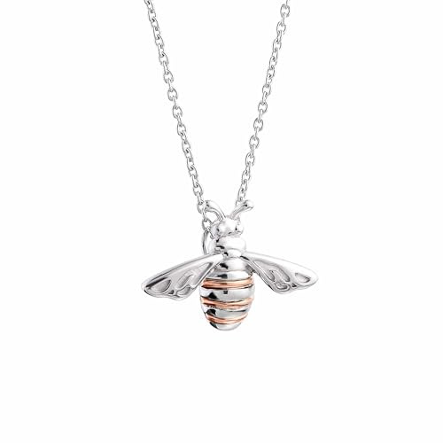 Clogau Nature's Wonder Sterling Silver Honey Bee Pendant