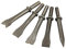 Ensemble de Burins Pneumatiques ,pour Marteau Pneumatique 150/190/250 Fabriqué en Acier au Chrome Molybdène , air hammer chisel