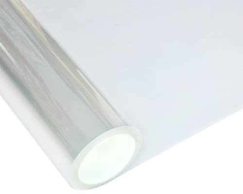 LCFILM 2MIL Clear Safety Window Film UV Blocking Security Window Glass Protection Sticker Self Adhesive Glass Film,35.4Inch x 6.5Feet