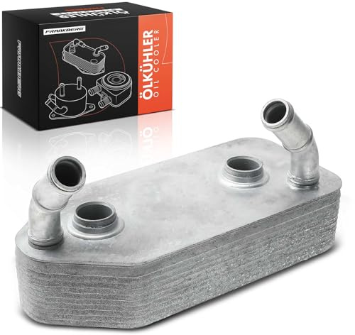 Frankberg Radiador de aceite Radiador de aceite del Motor Compatible con Golf IV 1J1 1.4L Golf IV 1J1 1.6L Golf IV 1J1 1.9L A3 8L1 1.6L Golf IV Variante 1J5 1.6L Replace# 90667