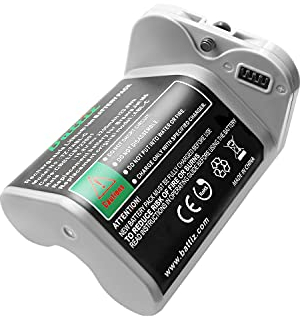 BATTIZ Lithium-Ionen-Ersatzakku für ABL-C Kompatibel mit Braava Jet M6 Wischroboter 10,8 V 2200 mAh/23.7Wh Ersatz für Jet M6 Akku(Grau)