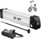 X-go Ebike Battery 24V 10AH with 4-pin Output, Charger, Safety Lock, and LED Battery Level Indicator, Electric Bicycle Battery for 100-350W Motor