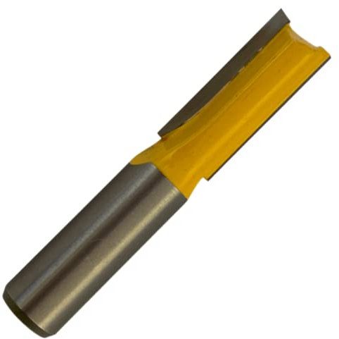 Rennie Tools - 1/2 Cutting Diameter x 1/2 Shank x 32mm Flute Extra Long TCT Tipped 2 Flute Straight Router Kitchen Worktop Cutter Bit