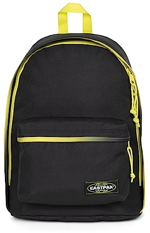 EASTPAK Out Of Office, Zaino Unisex - Adulto, Nero (Kontrast Grade Lime), Taglia unica
