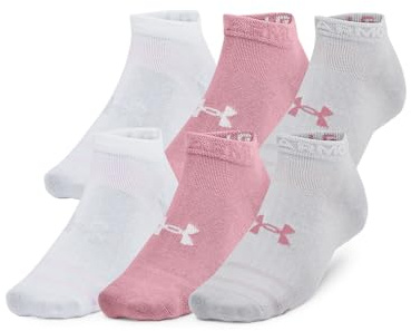 Under Armour Unisex Low Socken, 6er-Pack Essentials, Pink Elixir/Pink Elixir/Pink, S