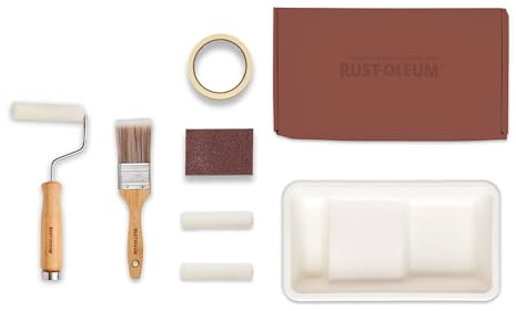 Rust-Oleum Ready to Roll - Eco Paint Kit (Small) - Bathroom Wood & Cabinet Gloss Fiery Shades