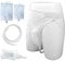 Lefeke Wearable Men's Urinal, Portable Urinals for Men, Reusable Male Urine Bag, External Catheter for Men, Elderly Urinal with Urine Catheter Bags(2000ML*1+1000ML*1) for Bedridden Patients