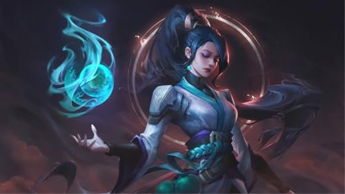 NIRBO Valorant Gaming Mouse Mat Smooth Surface|Computer Mat for Desk Protector Pad|Anti-Slip Desk Pad|Extended Gaming Pad|Large Desk Mat|XXL Mousepad(Sage) (900 * 400 * 3mm)