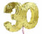 Pinata Zahl 30 Gold metallic 30. Geburtstag Party Spiel