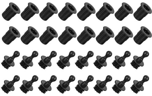 sourcing map Speaker Grill Guides Plastic Ball and Socket Type 11mm Dia for Speaker Parts Accessories Pack of 16