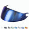 Everalo Kompatibel mit Shark Skwal 2 Visier - Spartan - Spartan 1.2 - Skwal - D Skwal - Helmvisier VZ160 VZ165 Kompatibel - Pinlock Ready (Blau)