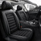 LOKORI Auto Sitzbezüge Sets,Für BMW F39 X3 E83 X3 F25 X3 M40i G01 X3 G01 X3 Leder Schonbezüge sitzschoner vorne und hinten Wasserdicht Verschleißfest Innenraum Accessories,D-Black and White