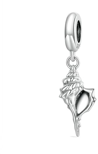 Opalescent Ocean Deep Blue Charm 925 Sterling Silver Blue Murano Glass Ocean Charm Sea Turtle Delphins Mermaid Animal Charms for Pandora Bracelet, Silber