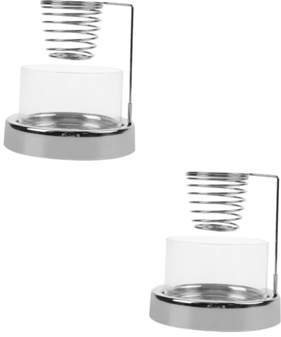 PRETYZOOM 2piezas Quemador De Incienso De Madera Natural Soporte para Varillas Aromáticas Diseño y Estable para Decoración De y Aromaterapia Color Plateado