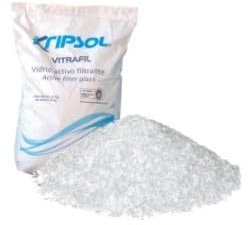 GTKWEX Vidrio FILTRANTE para Piscina 20KG | Durabilidad Muy Superior | Reduce EL Consumo DE Productos QUIMICOS | Reduce EL Tiempo DE Lavado AHORRANDO ASI Consumo DE Agua | NO SE APELMAZA