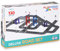 Playmags Magnetic Tiles Road Set Age 3+ for Kids - 130-Pieces Magnet Building Blocks Toy - Durable Creative STEM Learning Toys with Curved & Straight Car Race Track for Kids Ages 3+
