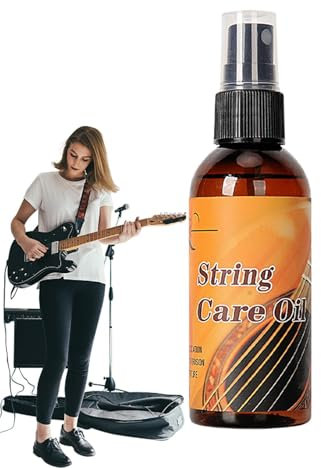 Zitronenöl für E-Gitarre, Gitarren-Reinigungsöl | Griffbrettöl | 80 ml Zitronenöl Gitarrengriffbrettpflege Reinigung Polierzubehör Griffbrettreiniger für Gitarre Bass Ukulele