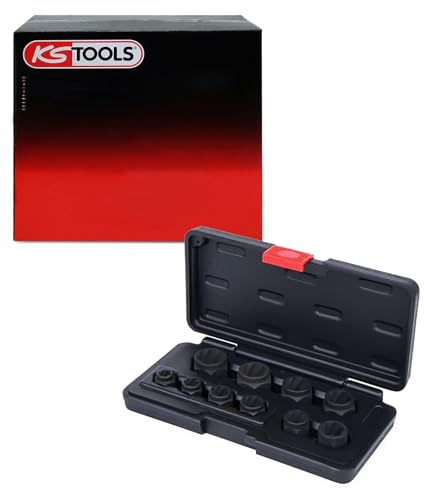 KS Tools Steckschlüsselsatz M8-M19 Twist-Socket Phosphatiert | 913.3880