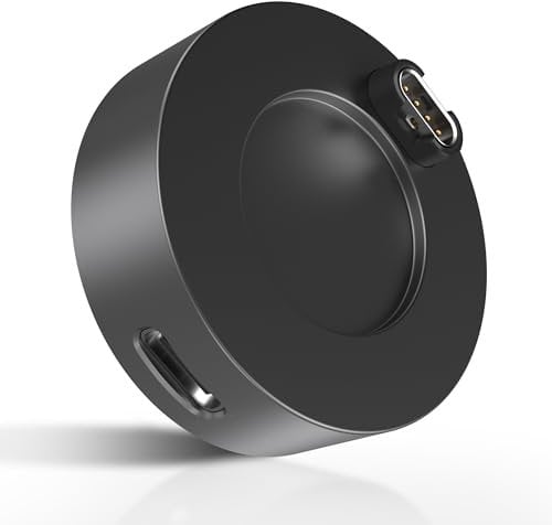 Elebase Adaptateur Chargeur USB C pour Montre Garmin,Socle Charge de Câble USBC Type C Station pour Garmin Fenix,Forerunner,Venu,Approach,Vivoactive (Vérifiez la compatibilité !)