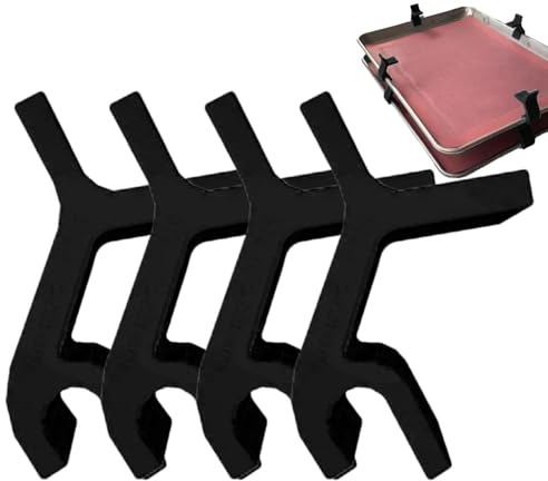 Baking Tray Stacker, Clip for Stacking Tins | Clip for Stacking 4X Cookie Trays | Tray Holder, Baking Tray Dividers, Cookie Set, Reusable for Plane