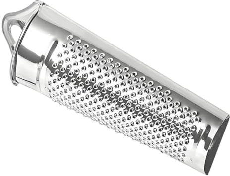 Cabilock Edelstahl Knoblauchpresse Multifunktionsreibe Küchenhandreibe Haushalts-ingwerreibe Zitronenschalenreibe