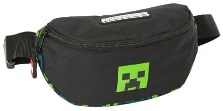 Minecraft TNT Bauchtasche für Kinder, ideal für Jugendliche und Kinder verschiedener Altersgruppen, bequem und vielseitig, Qualität und Widerstandsfähigkeit, 23 x 9 x 14 cm, bunt, M, Casual