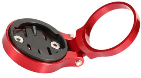 DINHEAROM Computerständer Adapter Fahrradcomputer-lenkerhalterung Vorne Fahrradhalterungsclip Halterung Für Action-Kamera Fahrrad-stoppuhr-konverter-Basis Fahrradteil Aluminiumlegierung Rot