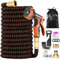 Rantizon Manguera Extensible 45M con Boquilla en 10 Modos, Manguera Jardin Extensible con, 3/4 - 1/2 Conector de Latón, 4 Capas de Látex a Prueba de Fugas, Mangueras Extensibles Jardin 45 Metros