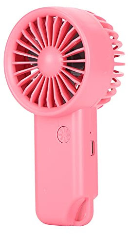 Mini Ventilateur Manuel Petit Ventilateur Manuel USB Charge Fanner Mini Portable Portable Petit Compact USB (Rouge)