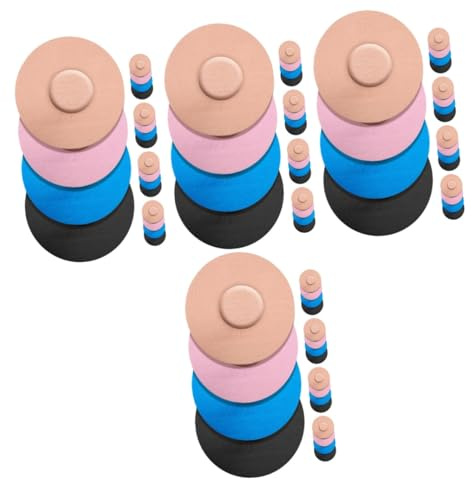 DEARMAMY 4 Sätze Anti Rutsch Fixierpflaster Sensor Klebepflaster Sensorpflaster Sensorschutz Sensor Fixierpflaster Sensorschutzpflaster Sport Sensorpflaster Aufkleber Elastisch 20 Stück * 4