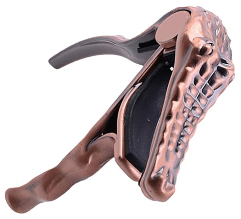 Gitarren Capo Metall für Akustikgitarre und Saiteninstrumente | Tragbares Design, Präzise Tonhöhenanpassung, Leichtes Zubehör, Hält Saiten Sicher Herunter