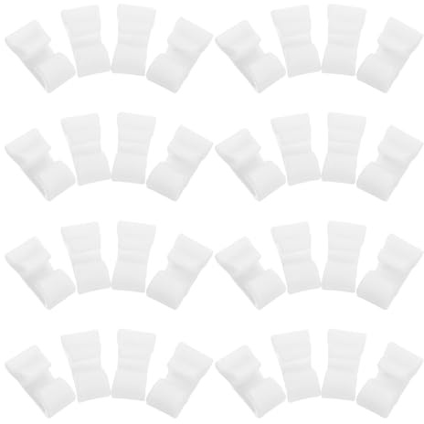 Tofficu 100pcs White Pet Cage Connectors Wire Buckle Clips for Dog Crate Cat Playpen Bunny Fence Secure Locking Door Clips for Small Animal Enclosures