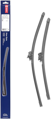 DENSO Flachwischer-Set DF-446 (600/500 mm, Linkslenker): Zwei leise, langlebige Wischer mit aerodynamischem Design. OEM-Qualität, breite Kompatibilität, 2 Jahre Garantie.