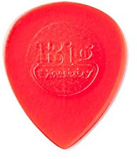 Dunlop Big Stubby Guitar Picks (475P) - Red 1.0mm - Pack of 6