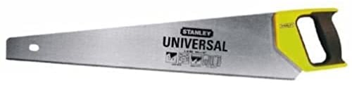 Stanley Universal Handsäge HP (450 mm Länge, 9 Zähne/Inch, 45°/90°-Handgriffanschlag, DynaGrip) 1-20-003