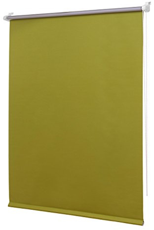 Ventanara® Verdunkelungsrollo ohne Bohren Klemmfix Thermorollo Grün inklusive Klemmträgern 70 x 150 cm