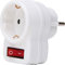 Kopp 470112003 Enchufe con interruptor, color, Ártico blanco